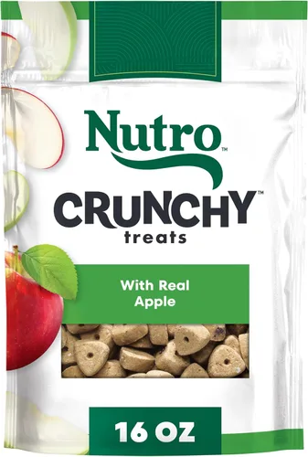 Vista 16 de Nutro Golosinas crujientes para perros con manzana real, bolsa de 10 onzas