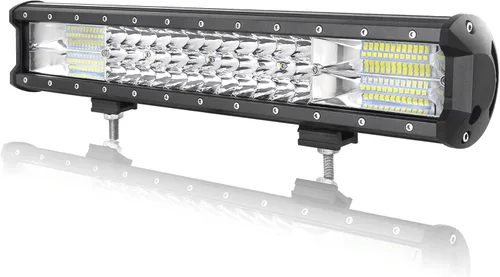Vista 10 de AUXTINGS 2 unids 4 pulgadas 36 W triple fila 7D lente Spot LED barra de luz LED impermeable trabajo buceo luces para todoterreno Jeep ATV AWD SUV