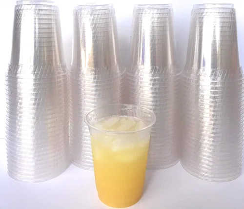 Vista 5 de Fabri-Kal Vasos transparentes compostables para fiestas Plástico PLA biodegradable ecológico de Greenware 12 oz 100