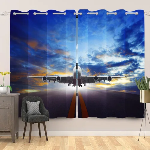 Vista 9 de Cortinas opacas de fútbol para dormitorio de niños, con temática deportiva, para sala de fútbol, cortinas de fútbol en blanco y negro