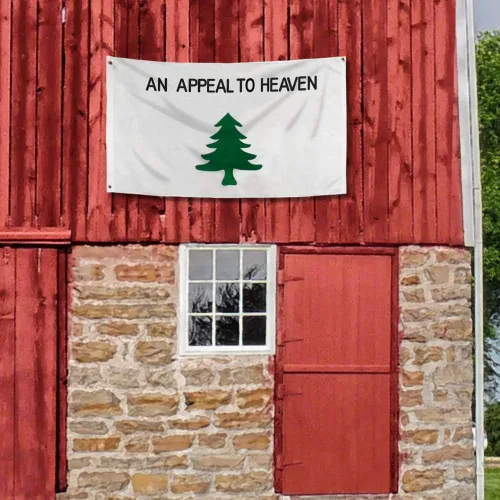 Vista 7 de Founding Fathers Flags An Appeal to Heaven – Bandera bordada del árbol de la libertad, edición de Sons of Liberty, bandera de 3 x 5 ft