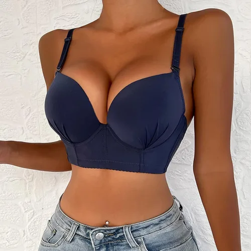 Vista 5 de Low Back Strapless Bralette Early Pregnancy Yoga Lunch Bra Padding Womens Clothing Hot Top Secret Plus Size Walcol Sp