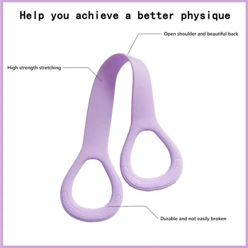 Vista 5 de 3 bandas de resistencia para figura 8, bandas de ejercicio para espalda, banda elástica para fitness, banda elástica para expansor de pecho, cuerda
