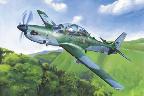 Vista 10 de Hobby Boss Brasileño EMB-314 Super Tucano