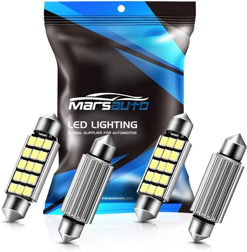 Vista 21 de Marsauto - Bombillas LED 194 amarillo ámbar para luz interior, mapa, 168 2825 W5W T10, para repuesto, superbrillantes, para auto, luz de cortesía