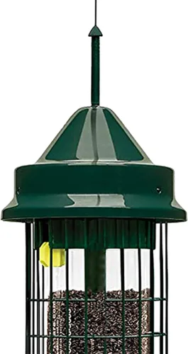 Vista 5 de Squirrel Buster Classic - Alimentador para pájaros a prueba de ardillas, con 4 puertos de alimentación, capacidad de semillas de 2.4 libras