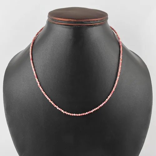 Vista 5 de Collar de cuentas de piedras preciosas oro