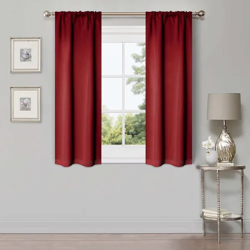 Vista 103 de Superior Cortinas opacas, oscurecimiento de habitación, dormitorio, cortinas, cocina, detalles de ventana de sala de estar, bloqueo solar, térmico