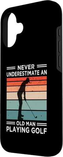 Vista 2 de Funny Golfer & Golfing - Golf Dad Case for iPhone 16