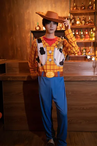 Vista 13 de Disguise Disfraz clásico de Disguise Disney Pixar Toy Story and Beyond Woody para hombre
