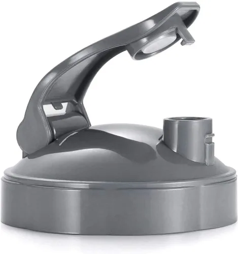 Vista 2 de Blender - Tapa abatible para llevar, compatible con Nutribullet 600 W y 900 W, accesorios y piezas de repuesto (paquete de 2, gris)
