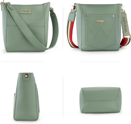 Vista 3 de Wrangler Bolsos de hombro para mujer con correa de guitarra