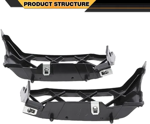 Vista 4 de CNNELL 2 soportes de parachoques delantero izquierdo y derecho, compatibles con Nissan Frontier 2005-2021/Compatible con Nissan Pathfinder 2005-2012