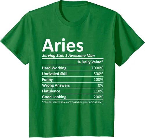 Vista 30 de ARIES Nutrition - Camiseta divertida de regalo con nombre personalizado para cumpleaños, Negro, S