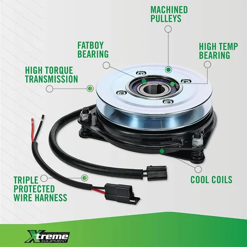 Vista 7 de Outdoor Power Xtreme Equipment New X0610 PTO Clutch Compatible con/Reemplazo para Ariens Pro-Turn 148-991300 00192108 03785000 1.125 cigüeñal, polea