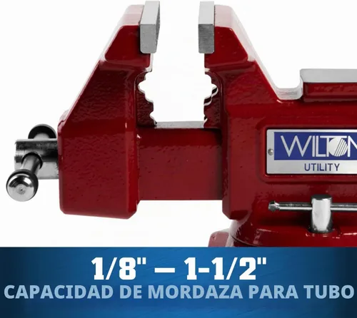 Vista 3 de Morsa de banco de utilidad Wilton, ancho de mandíbula de 4-1/2", abertura de mandíbula de 4", garganta de 2-5/8" (Modelo 674U)
