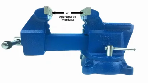 Vista 3 de Tornillos de banco y tubo en combinación, de utilidad, de Yost, Azul, 1