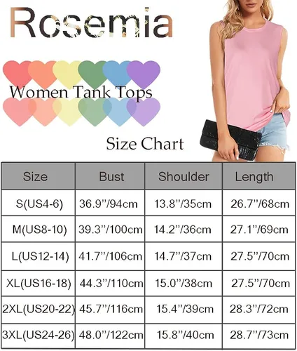 Vista 5 de Remeras sin mangas para mujer, remeras de verano sin mangas, informales y holgadas, tipo túnica