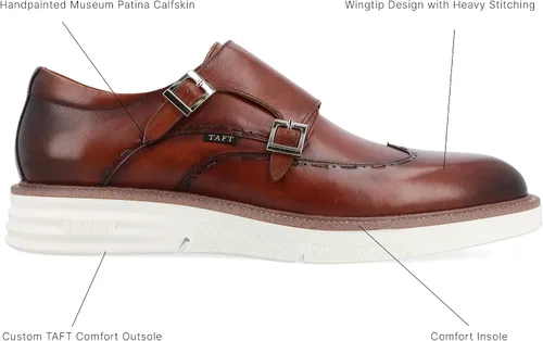 Vista 2 de TAFT 365 Model 105 Double Monk Zapato para hombre