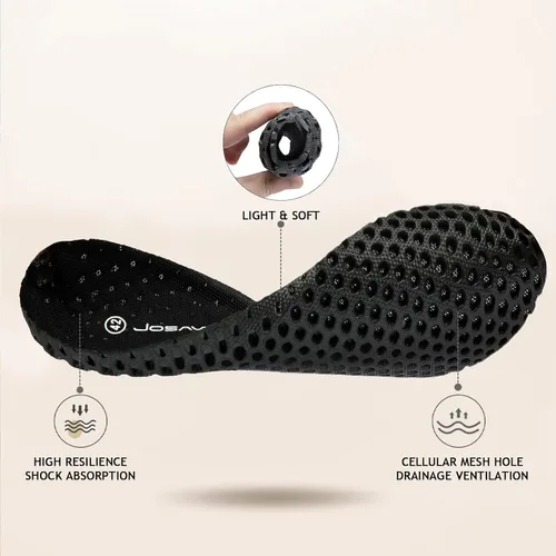 Vista 6 de deenor Adjustable Water Shoes for Men Quick Dry Wide Toe Aqua Shoes for Swim Beach Surf