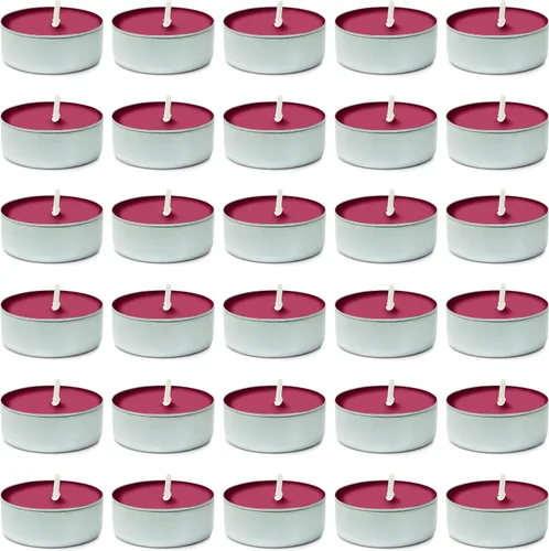 Vista 10 de DecorRack 30 velas aromáticas de orquídea de ángel, aroma agradable, aromaterapia, decoración perfumada del hogar, velas votivas de larga duración