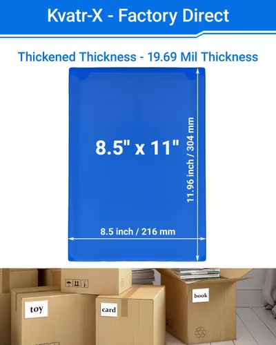 Vista 65 de 30 PCS Clear Self Adhesive Plastic Label Pockets, Top Loading Business & Library Index Card Holders, Peel and Stick Sleeves for Storage Bins, Totes