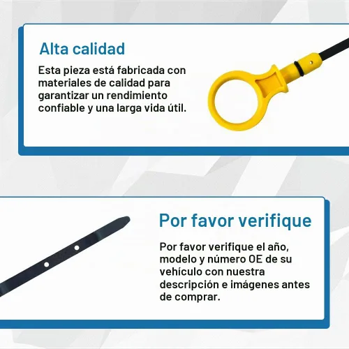 Vista 6 de Varilla de nivel de aceite del motor 917-369 BA5Z6750A para Ford Edge 2007-2018 Explorer 2009-2012 Flex Lincoln MKS 2010-2012 Fusion 2008-2012