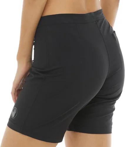 Vista 4 de Body Glove Smoothies Harbor Solid Vapor Boardshort de 8 pulgadas para mujer, negro, grande