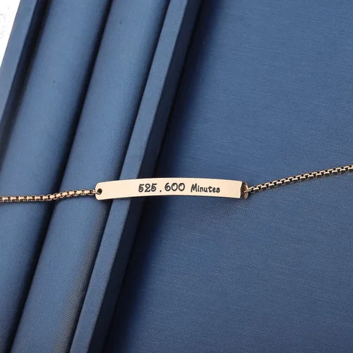 Vista 2 de myospark 525600minutos pulsera alquileres temporadas de pulsera love inspired Broadway Musical Ventilador Regalo