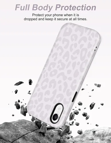 Vista 206 de Jusy Funda compatible con MagSafe con estampado de caparazón de tortuga marrón para iPhone 7/8/SE, cubierta protectora de TPU suave magnética