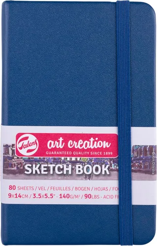 Vista 28 de Talens Art Creation Cuaderno de bocetos 80 hojas, 5.1 in x 8.3 in, negro