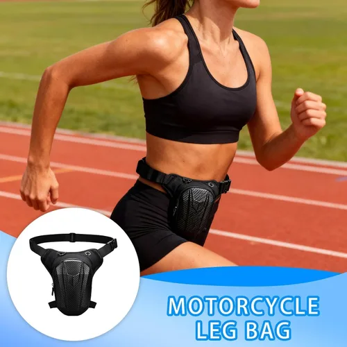 Vista 3 de Bolsas de pierna de motocicleta, bolsa de pierna caída para hombres