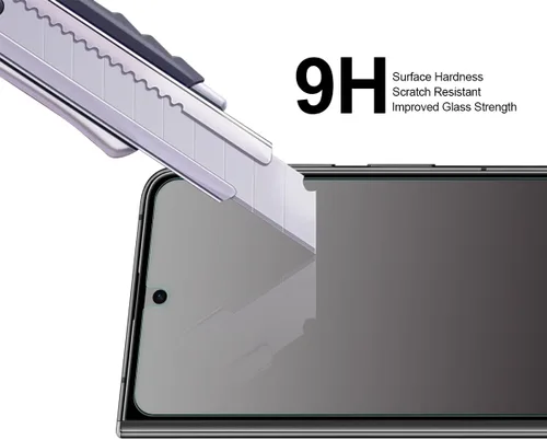 Vista 4 de Supershieldz Protector de pantalla de vidrio templado diseñado para Google Pixel Fold (solo pantalla frontal), antiarañazos, sin burbujas