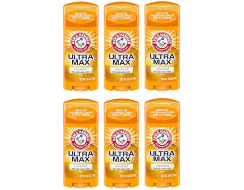 Vista 3 de ARM & HAMMER ULTRAMAX - Desodorante antitranspirante sólido en polvo fresco, 2.6 onzas (paquete de 12)