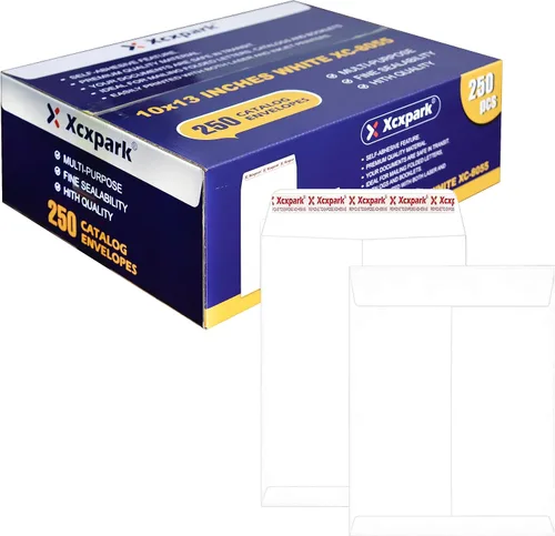 Vista 11 de Xxcxpark 120 sobres de seguridad para catálogo de 6 x 9 pulgadas, sobres autoadhesivos imprimibles, sobres marrones antidesgarros, para tarjetas