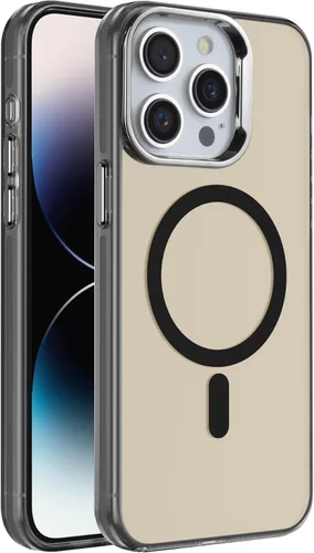 Vista 7 de S. Tedazo Funda magnética para iPhone 7/8 Plus (5.5 pulgadas) compatible con MagSafe, [no amarillenta] delgada, a prueba de golpes, funda para Negro