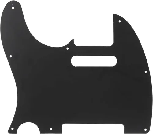 Vista 3 de Musiclily Pro 8 agujeros Tele Golpeador para guitarra JPN Made Fender Japan Telecaster, 3Ply Negro