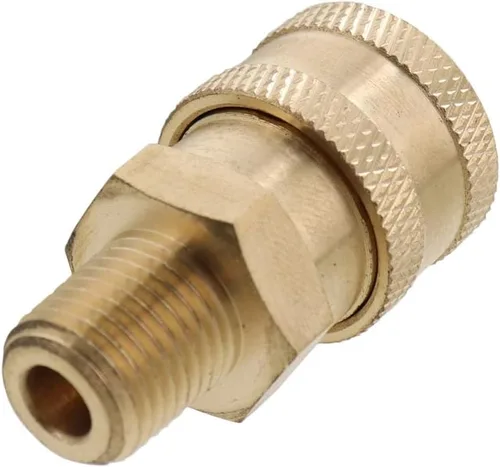 Vista 2 de General Pump Lavadora a presión 1/4 pulgada macho NPT-M acoplador de conexión rápida 5000 PSI