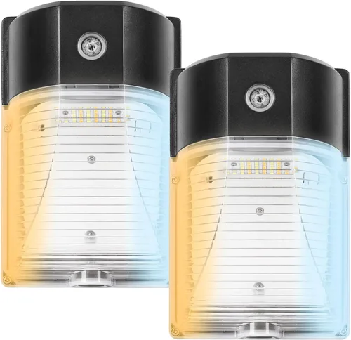 Vista 13 de Cinoton - Paquete de luces LED de pared, 26 W, 3000 lm, 5000 K (resistente al agua IP65), 100 – 277 Vac, 150 – 250 W MH/HPS, repuesto para Bronce