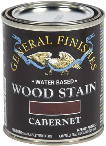 Vista 11 de General Finishes - Tinte para madera a base de agua, 1 cuarto de galón, cereza negra
