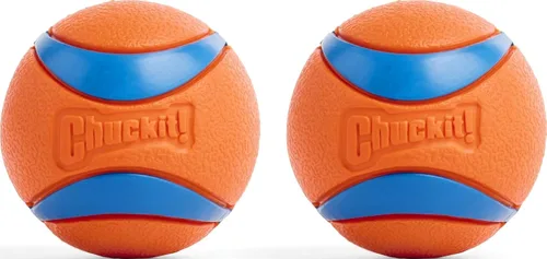 Vista 7 de Chuckit! Ultra Ball Juguete para Perros - Pelotas Saltarinas de Buscar Medianas para Perros de 20-60 libras - Hecho de Goma Duradera - Juguetes