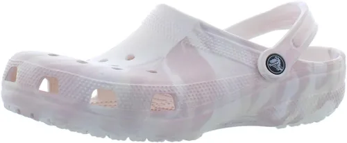 Vista 65 de Zuecos Crocs clásicos con diseño de teñido anudado marmoleado para mujer