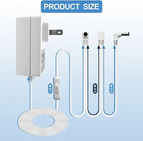 Vista 7 de Sigely Adaptador de Corriente de Repuesto de 4.5V para Accesorio de Aldea Iluminada Lemax 74254 94563 94565 para Luces de Aldea de Navidad Halloween