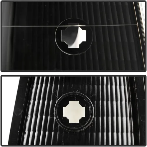 Vista 5 de ACANII - Para faros delanteros Ford Bronco F150 F250 F350 1992-1996 + luces de esquina de señal de parachoques par conductor + lado del pasajero