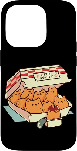 Vista 17 de iPhone 16 Kitten Nuggets Cute Fast Food Cat Shape Foodie Case