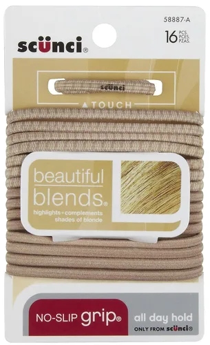 Vista 3 de Scunci Lazos elásticos multicolores para el cabello, 18 unidades Varios