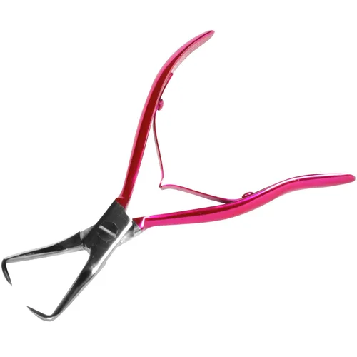 Vista 2 de G4 Vision Alicates para extensión de cabello, juego de herramientas para abridor de cuentas de microanillo, juego de alicates (rosa impactante)