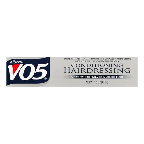 Vista 2 de Alberto VO5 Acondicionador de peluquería para cabello rubio plateado y gris, blanco, producto de peinado acondicionador para el cabello, suaviza