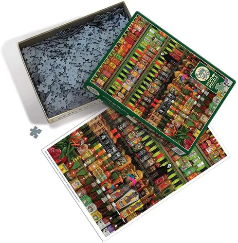 Vista 3 de Cobble Hill - Rompecabezas de 1000 piezas, salsa picante picante, póster de muestra incluido