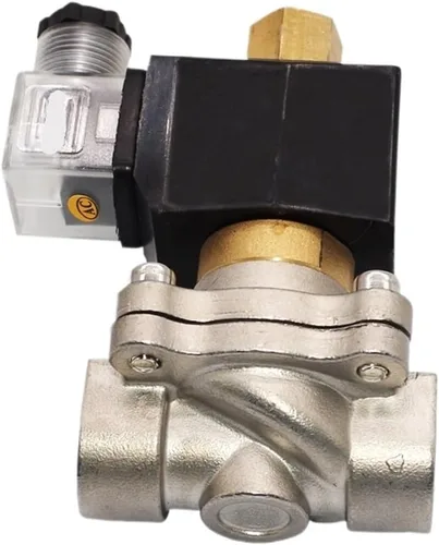 Vista 2 de 1PCS Stainless Steel 2-Way 1-inch Water Solenoid Valve NPT AC220V AC120V Normally Open 150 Degrees Celsius(G-120v Ac)